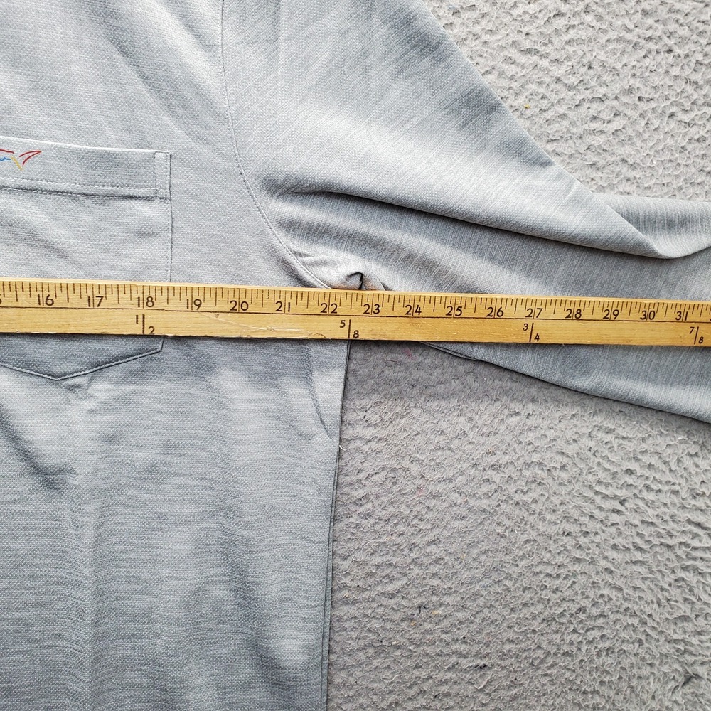 Greg Norman Golf 1/4 Zip Pullover Men Large Gray Performance Stretch G7F23XLK203 - Picture 4 of 9